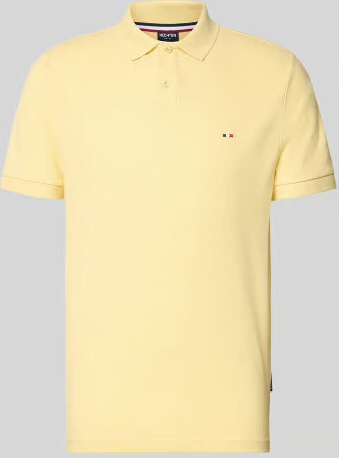HECHTER PARIS regular fit poloshirt met gestikt logo
