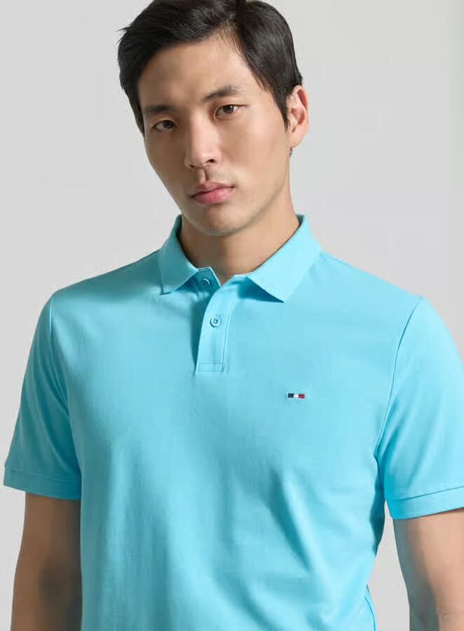 HECHTER PARIS regular fit poloshirt met gestikt logo