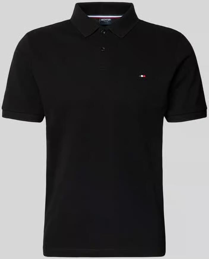HECHTER PARIS regular fit poloshirt met gestikt logo