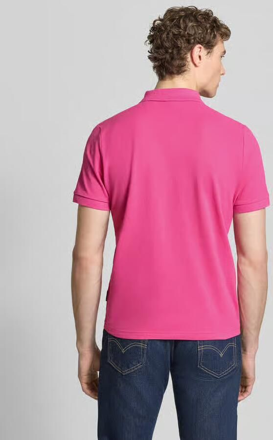 HECHTER PARIS regular fit poloshirt met gestikt logo