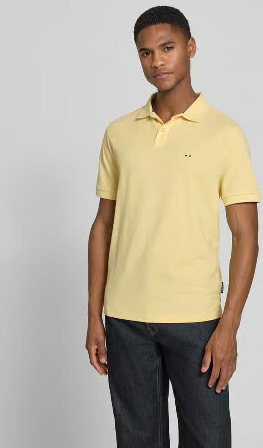 HECHTER PARIS regular fit poloshirt met gestikt logo - Foto 4