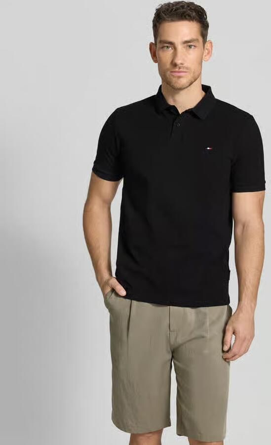 HECHTER PARIS regular fit poloshirt met gestikt logo - Foto 4