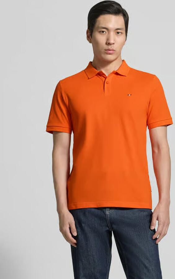 HECHTER PARIS regular fit poloshirt met gestikt logo - Foto 2