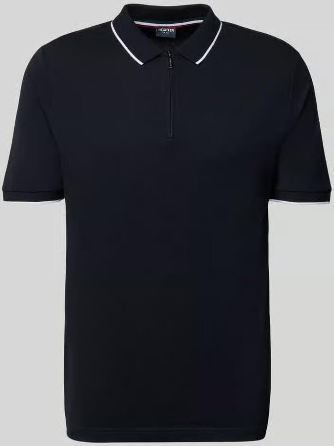 HECHTER PARIS regular fit poloshirt met katoen