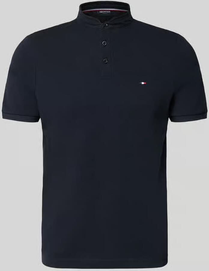 HECHTER PARIS regular fit poloshirt met opstaande kraag