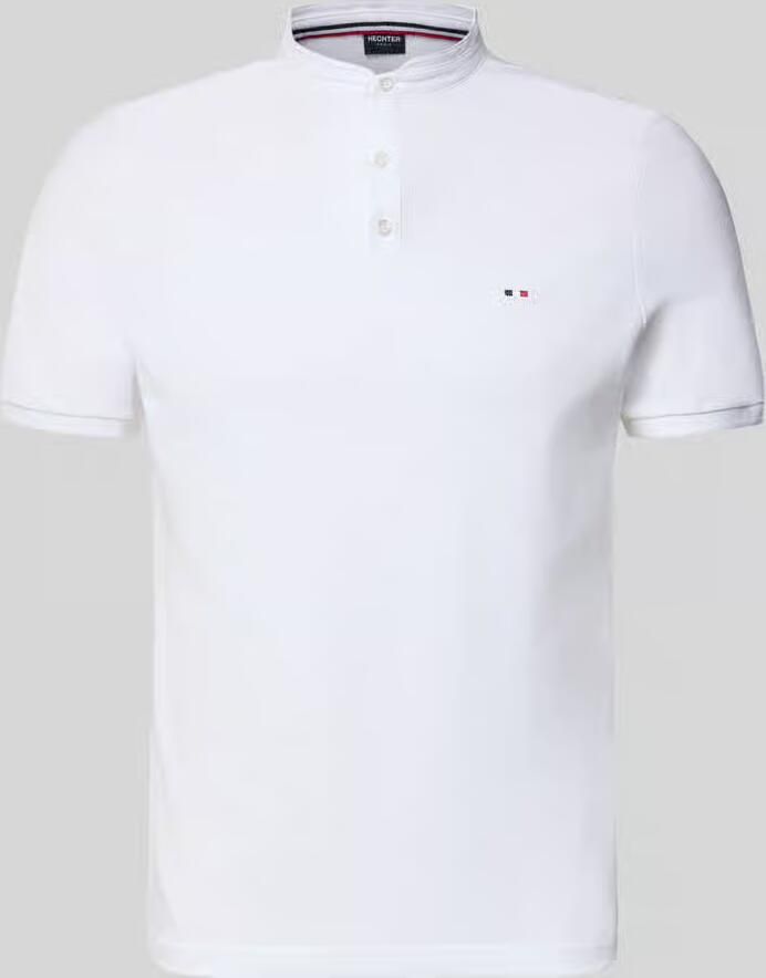 HECHTER PARIS regular fit poloshirt met opstaande kraag