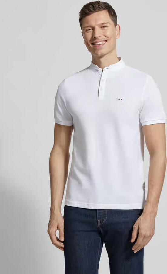HECHTER PARIS regular fit poloshirt met opstaande kraag - Foto 2
