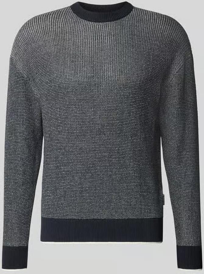 HECHTER PARIS regular fit trui van puur katoen