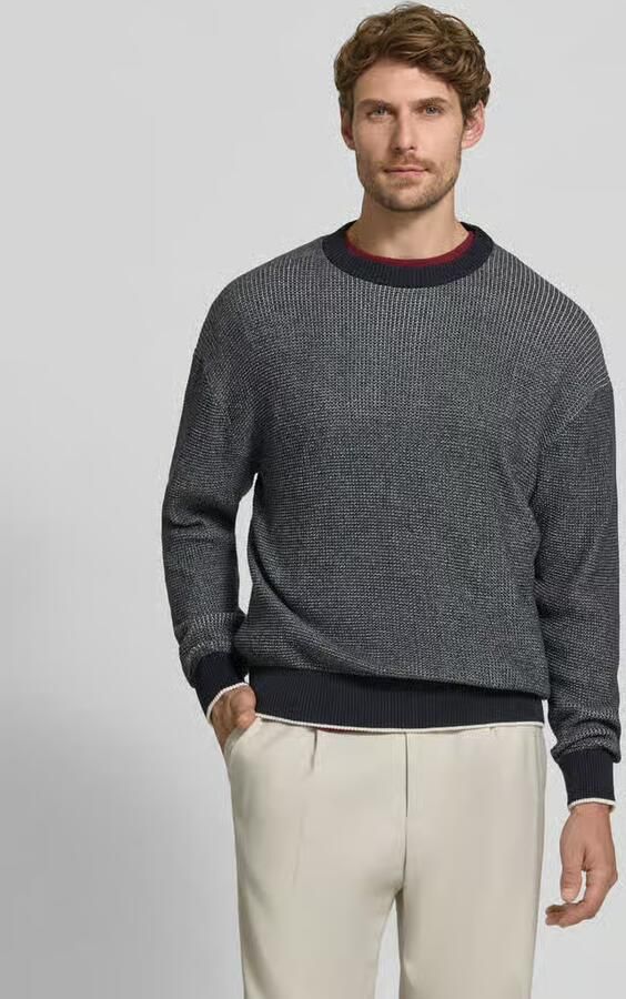 HECHTER PARIS regular fit trui van puur katoen - Foto 2