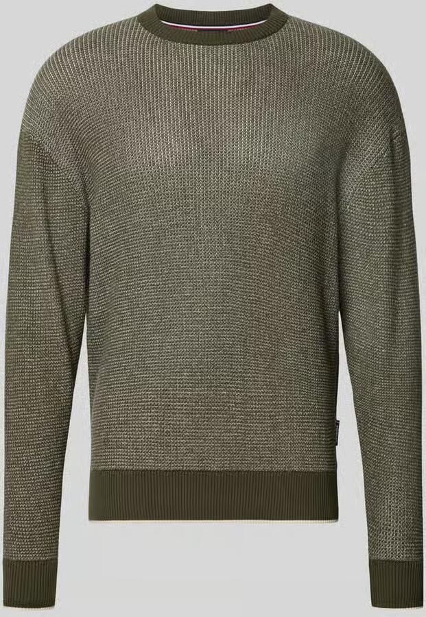 HECHTER PARIS regular fit trui van puur katoen