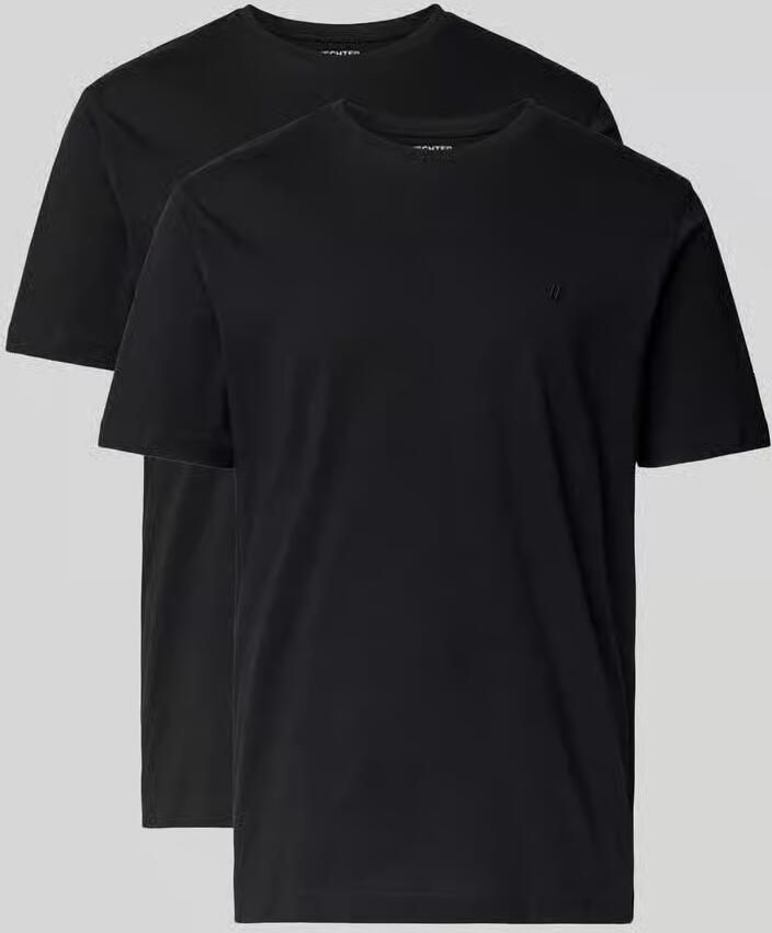 HECHTER PARIS Shirt met korte mouwen in een klassiek design