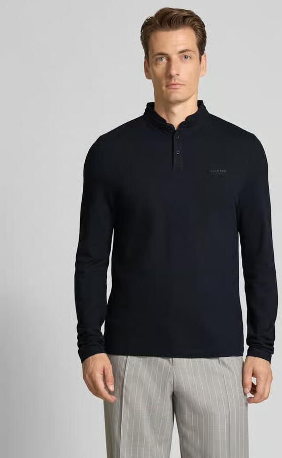 HECHTER PARIS Shirt met lange mouwen korte knoopsluiting en labeldetail - Foto 2