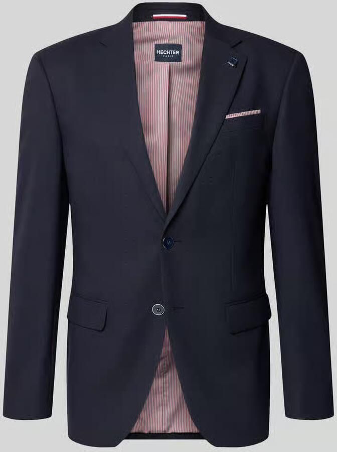 HECHTER PARIS slim fit 2-knoops colbert met klepzakken - Foto 2