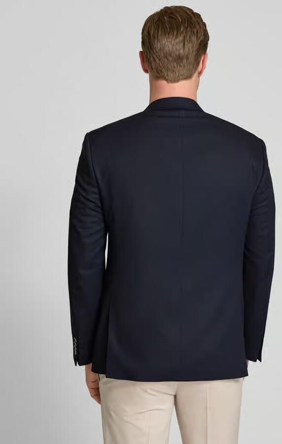 HECHTER PARIS slim fit 2-knoops colbert met klepzakken