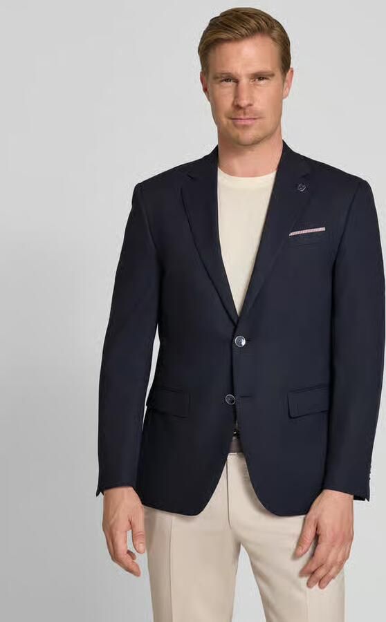 HECHTER PARIS slim fit 2-knoops colbert met klepzakken - Foto 4