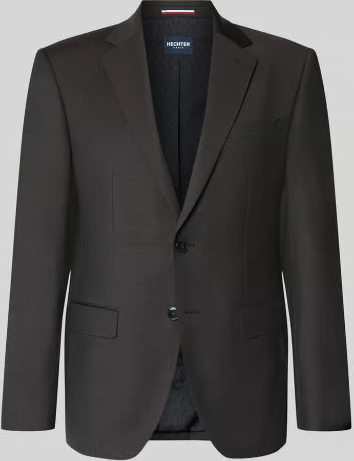 HECHTER PARIS Slim fit colbert met klepzakken model 'Birdseye'