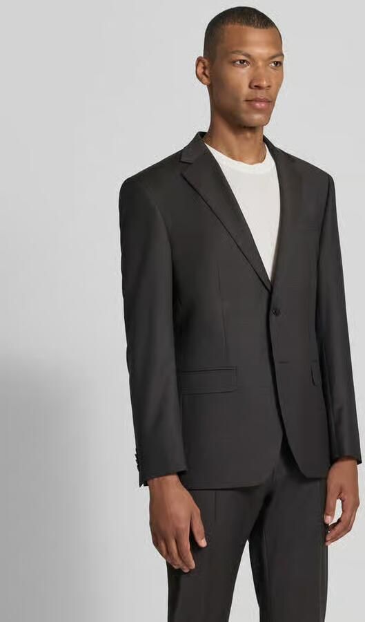 HECHTER PARIS Slim fit colbert met klepzakken model 'Birdseye' - Foto 3