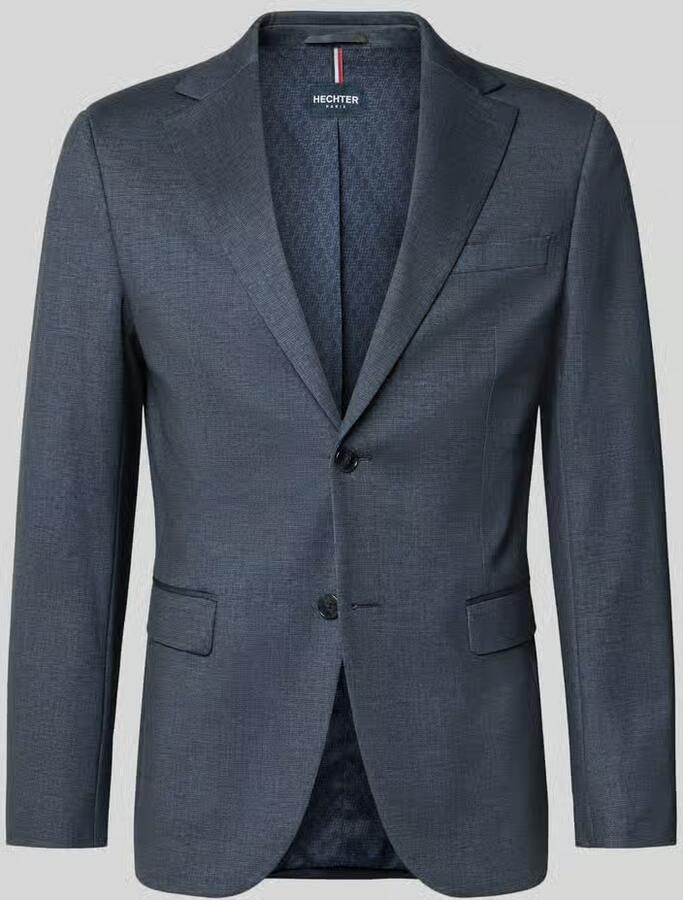 HECHTER PARIS slim fit colbert met viscose