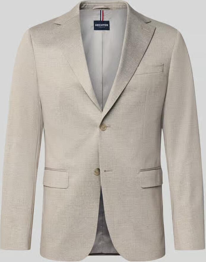 HECHTER PARIS slim fit colbert met viscose