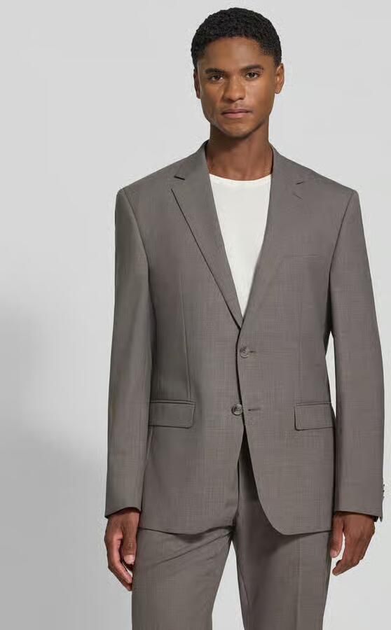 HECHTER PARIS Slim fit pak van scheerwolmix - Foto 2