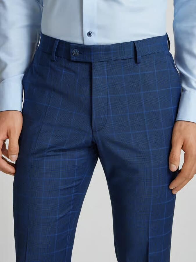 HECHTER PARIS Slim fit pantalon met achterzakken
