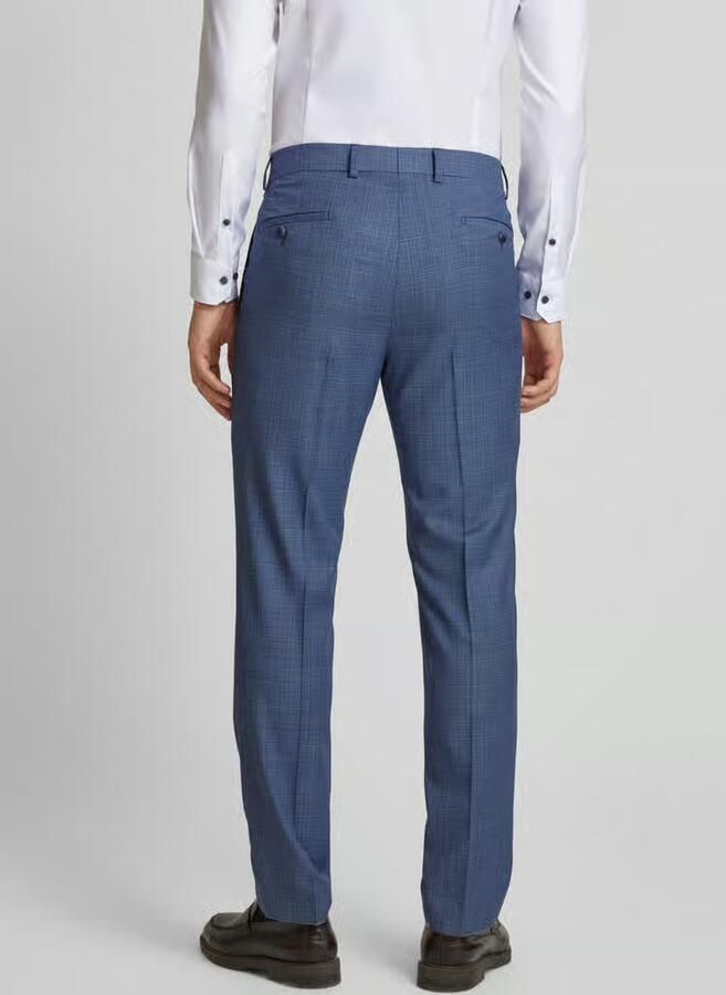 HECHTER PARIS Slim fit pantalon met persplooien - Foto 2