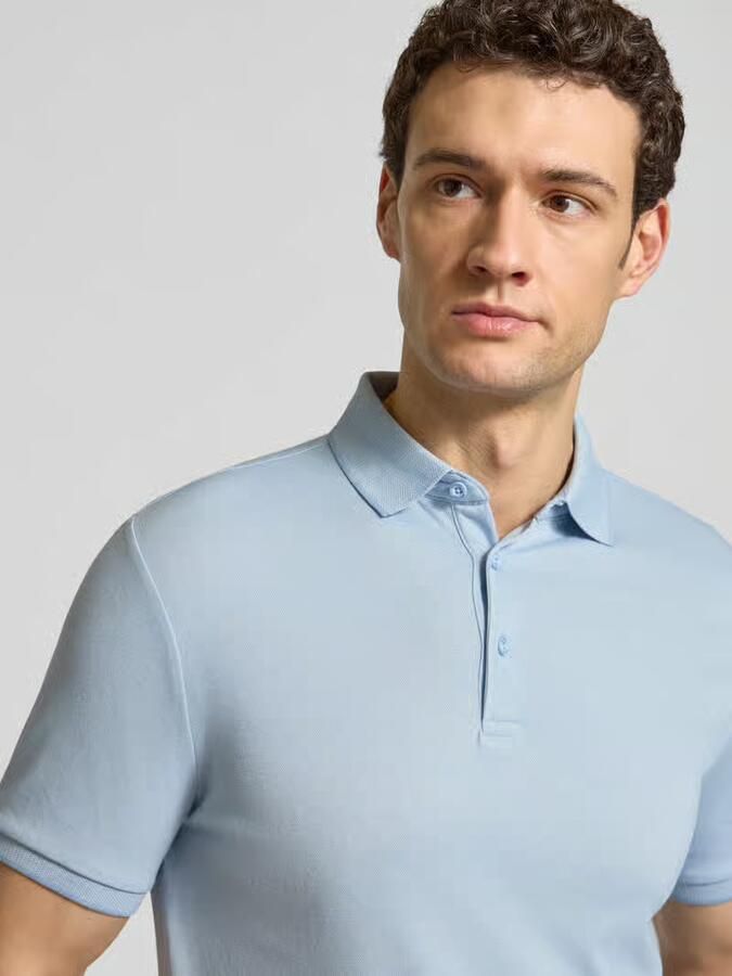 HECHTER PARIS slim fit poloshirt met labeldetail - Foto 3
