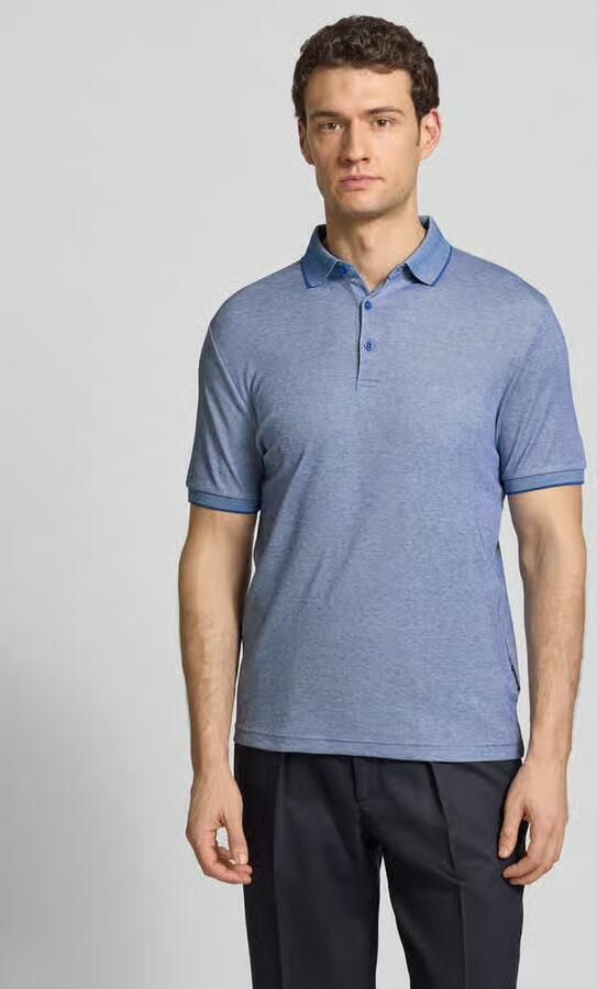 HECHTER PARIS slim fit poloshirt met labeldetail - Foto 3