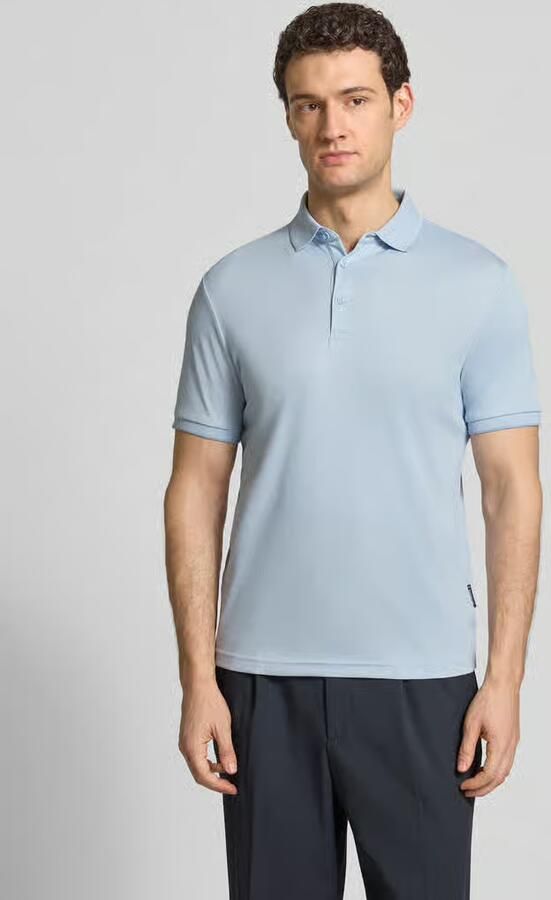 HECHTER PARIS slim fit poloshirt met labeldetail - Foto 3