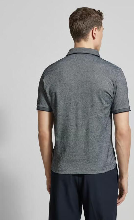 HECHTER PARIS slim fit poloshirt met labeldetail - Foto 2