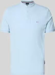 HECHTER PARIS slim fit poloshirt met opstaande kraag