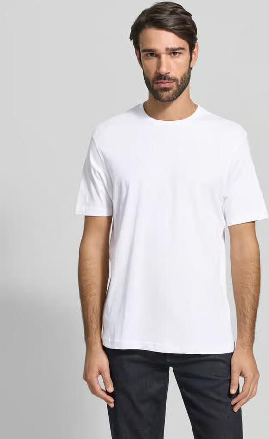 HECHTER PARIS Shirt met korte mouwen in een klassiek design - Foto 3
