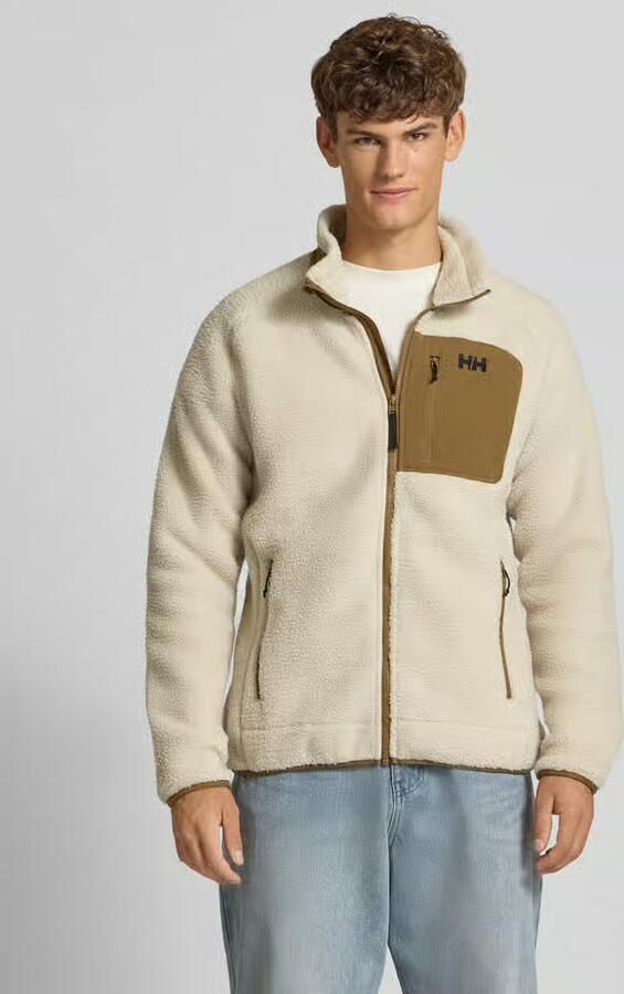 Helly Hansen Fleecejack met labelstitching en borstzak - Foto 2