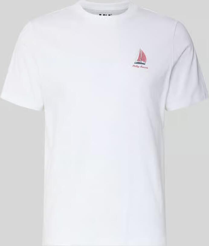 Helly Hansen t-shirt met logo- en motiefprint model 'SHORELINE' - Foto 2