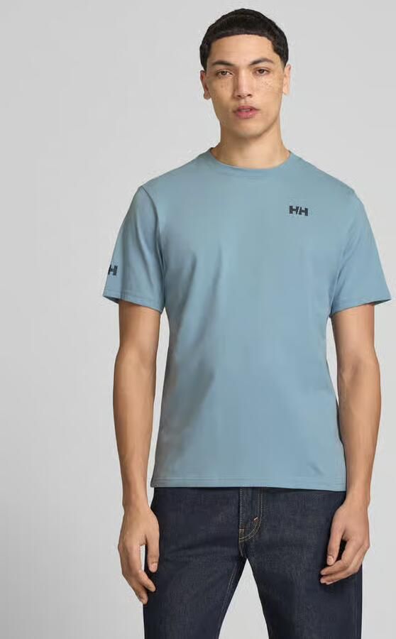 Helly Hansen t-shirt met logo- en motiefprint model 'SHORELINE' - Foto 2