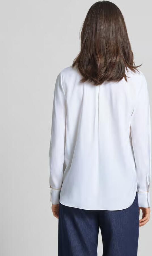 HERZENS Blouse van zijdemix met motiefprint - Foto 2