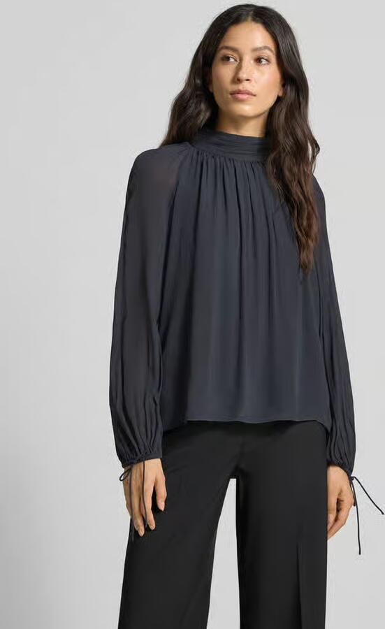 Herzensangelegenheit Blouseshirt met opstaande kraag - Foto 2