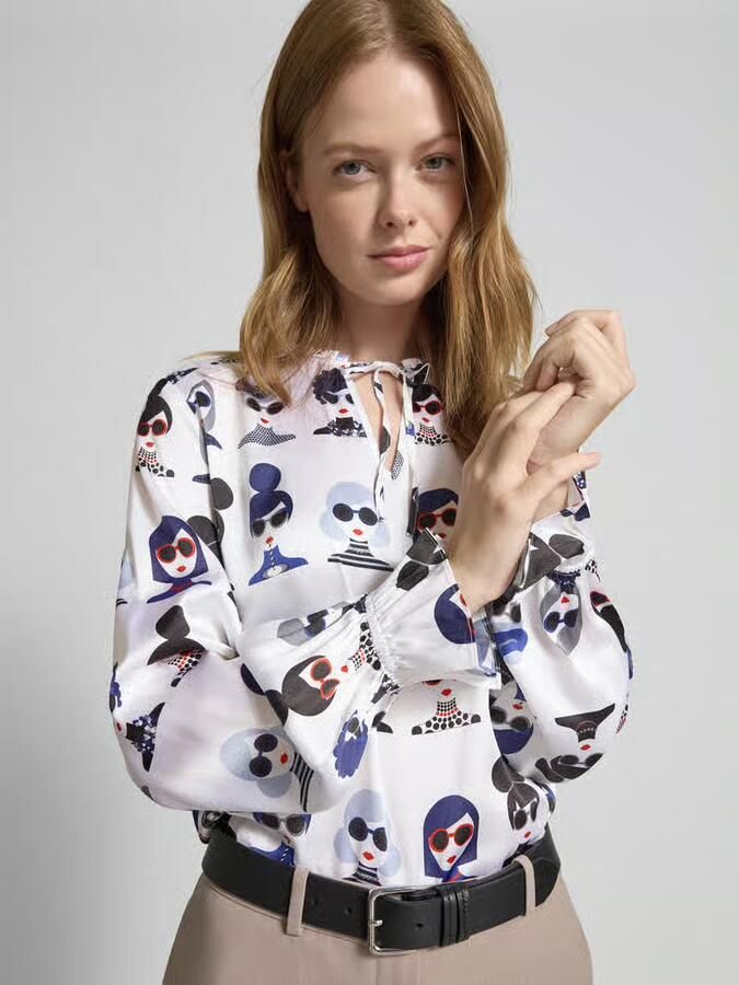 Herzensangelegenheit Blouseshirt van zijdemix - Foto 1
