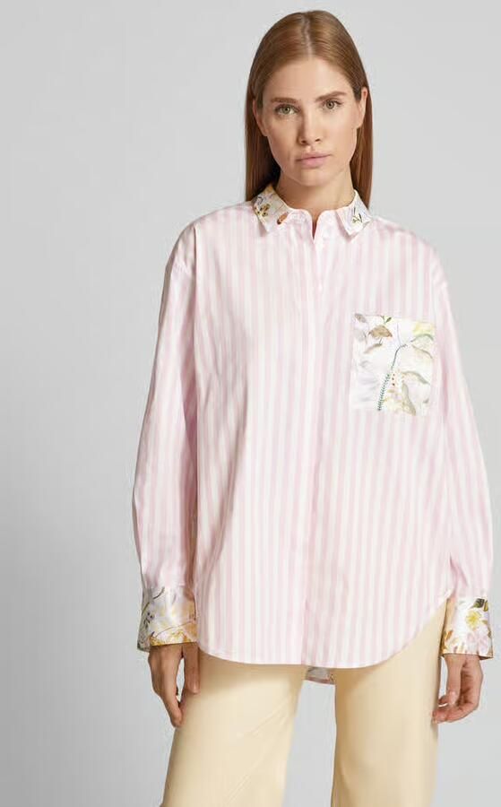 Herzensangelegenheit Overhemdblouse met borstzak - Foto 2