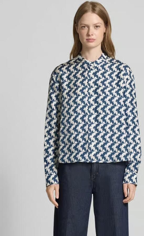 Herzensangelegenheit Overhemdblouse van pure zijde - Foto 2