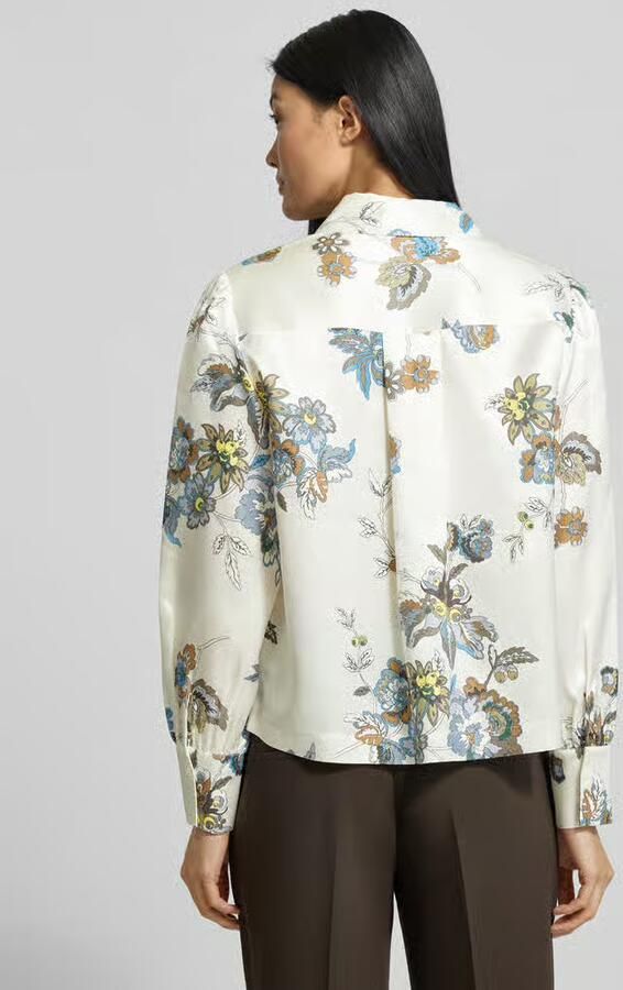 HERZENS Overhemdblouse van pure zijde model 'Marina'