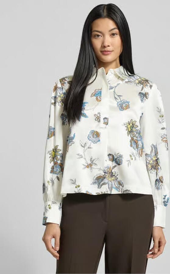 HERZENS Overhemdblouse van pure zijde model 'Marina' - Foto 2
