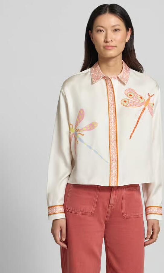 HERZENS regular fit blouse in all-over look - Foto 2