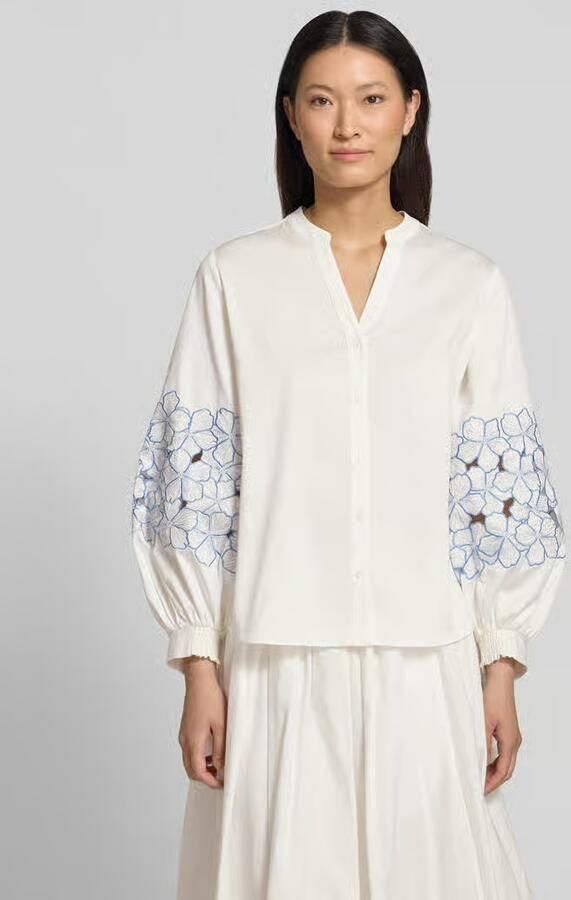 HERZENS regular fit blouse met stitchings - Foto 3