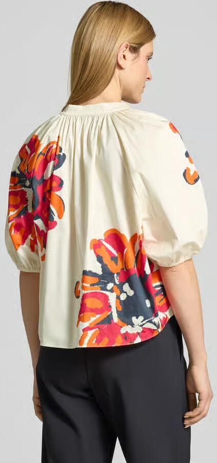HERZENS Relaxed fit blouse met tuniekkraag en 1 2-mouwen - Foto 4