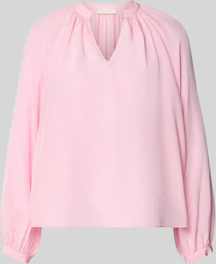 HERZENS Regular fit blouse met V-hals - Foto 2
