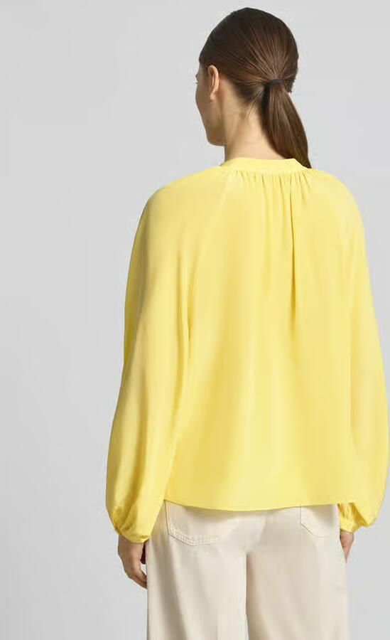 HERZENS Regular fit blouse met V-hals - Foto 2