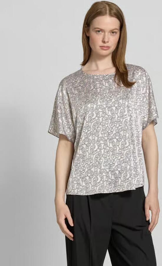 Herzensangelegenheit Regular fit blouseshirt met ronde hals - Foto 2