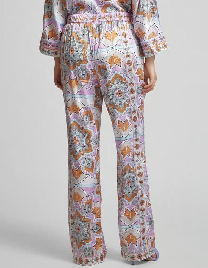 Herzensangelegenheit Relaxed fit stoffen broek met elastische band - Foto 3