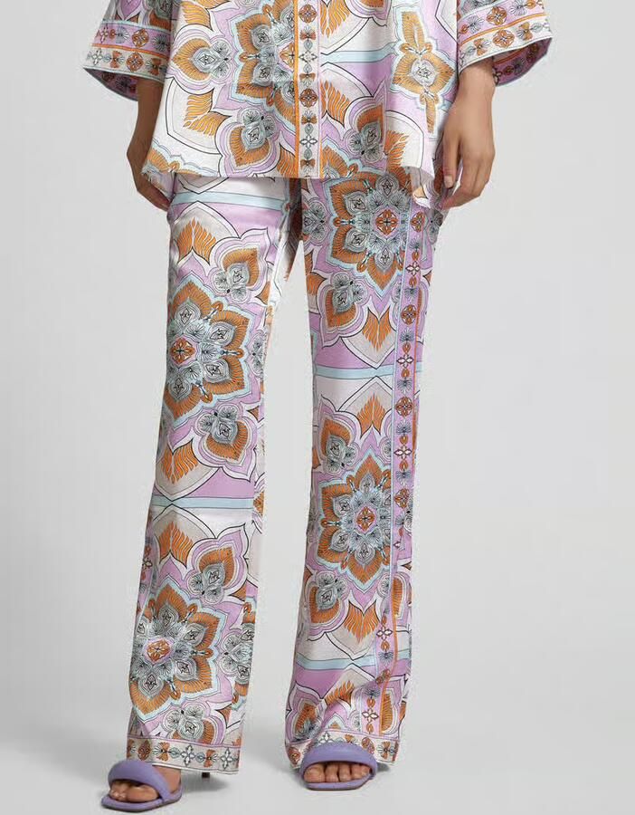Herzensangelegenheit Relaxed fit stoffen broek met elastische band - Foto 2